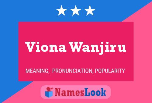 ملصق اسم Viona Wanjiru