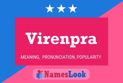 ملصق اسم Virenpra