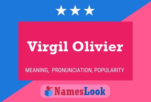 ملصق اسم Virgil Olivier