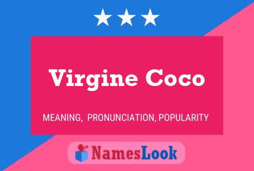 ملصق اسم Virgine Coco