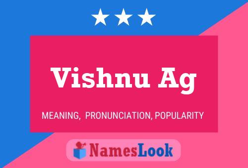 ملصق اسم Vishnu Ag