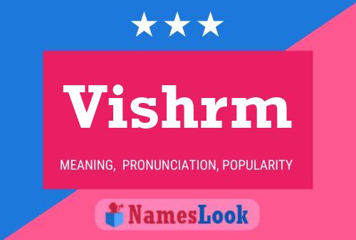 ملصق اسم Vishrm