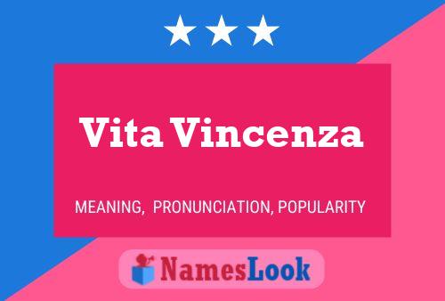 ملصق اسم Vita Vincenza