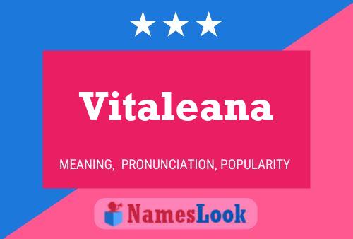 ملصق اسم Vitaleana