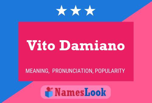 ملصق اسم Vito Damiano