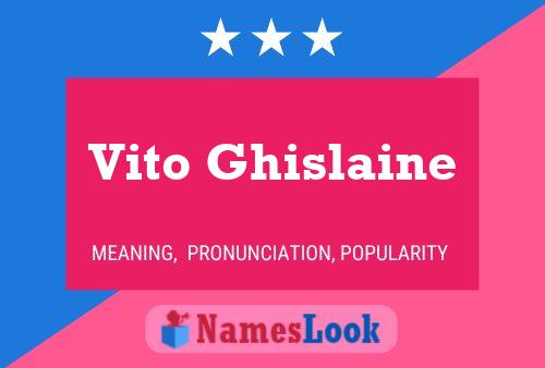 ملصق اسم Vito Ghislaine