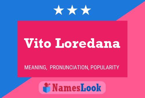 ملصق اسم Vito Loredana