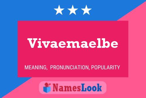 ملصق اسم Vivaemaelbe