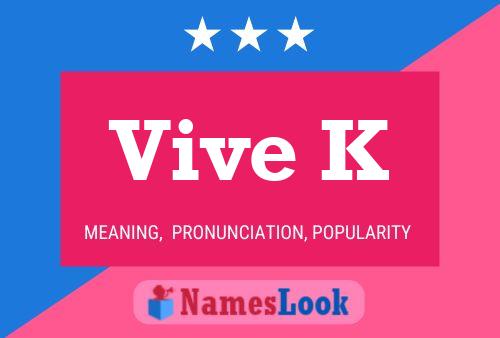 ملصق اسم Vive K