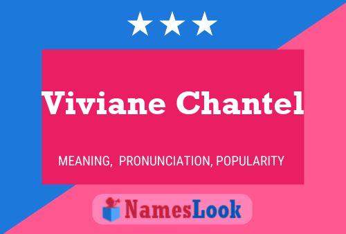 ملصق اسم Viviane Chantel