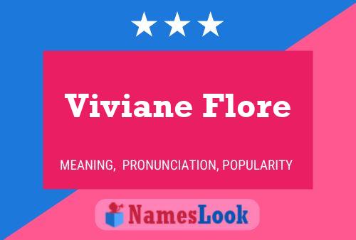 ملصق اسم Viviane Flore