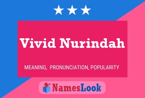 ملصق اسم Vivid Nurindah