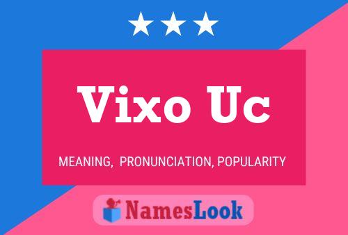 ملصق اسم Vixo Uc