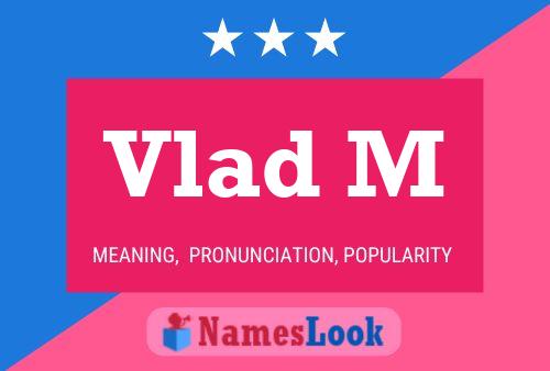 ملصق اسم Vlad M