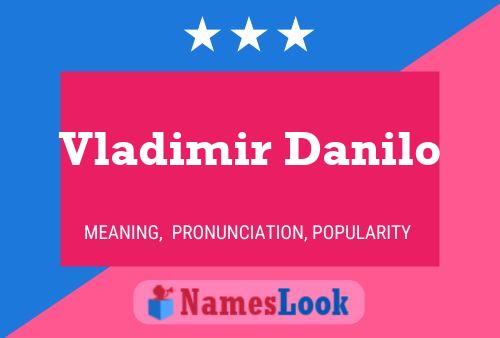 ملصق اسم Vladimir Danilo