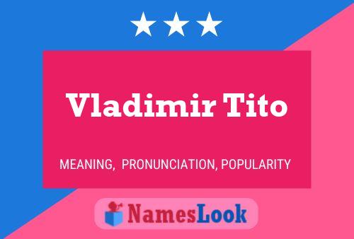 ملصق اسم Vladimir Tito