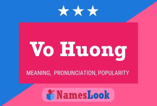 ملصق اسم Vo Huong