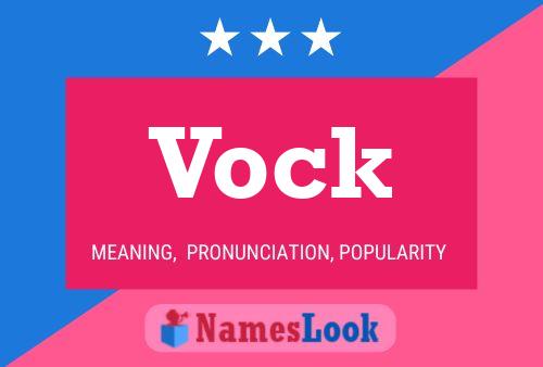 ملصق اسم Vock