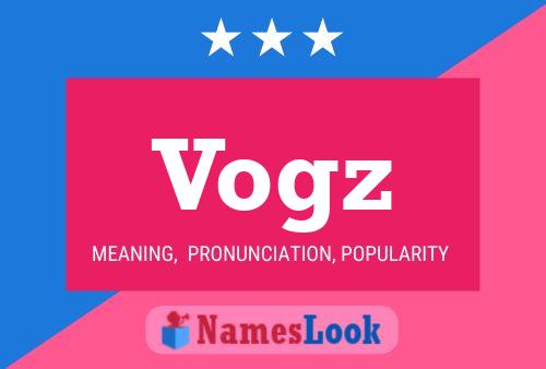 ملصق اسم Vogz