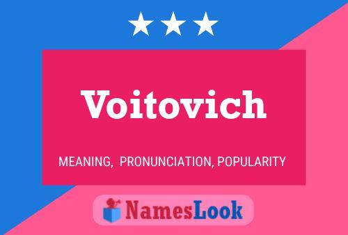 ملصق اسم Voitovich