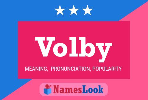 ملصق اسم Volby