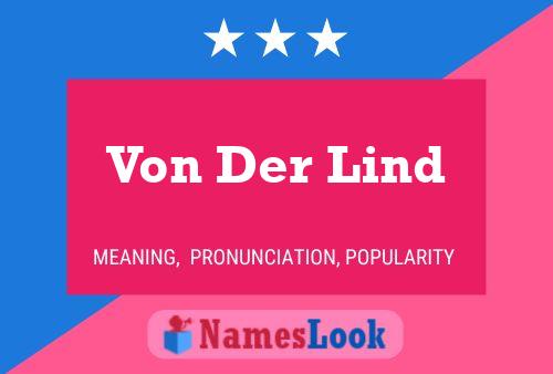 ملصق اسم Von Der Lind