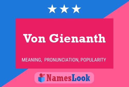 ملصق اسم Von Gienanth