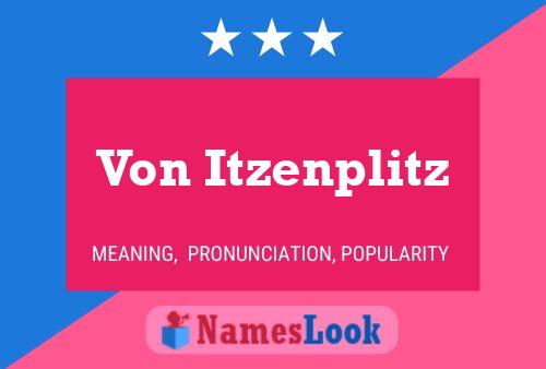 ملصق اسم Von Itzenplitz