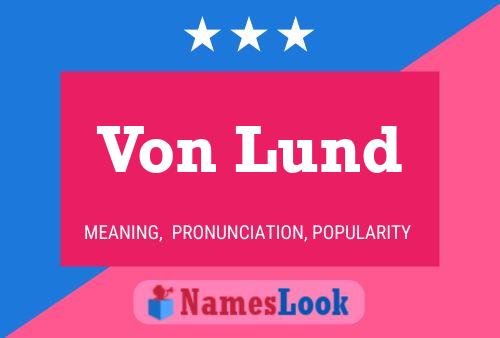 ملصق اسم Von Lund