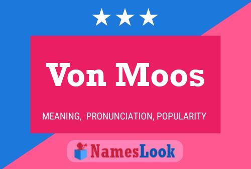 ملصق اسم Von Moos