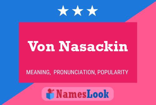 ملصق اسم Von Nasackin