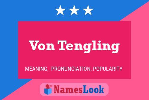 ملصق اسم Von Tengling