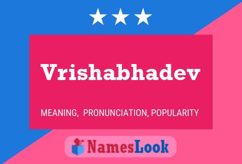 ملصق اسم Vrishabhadev