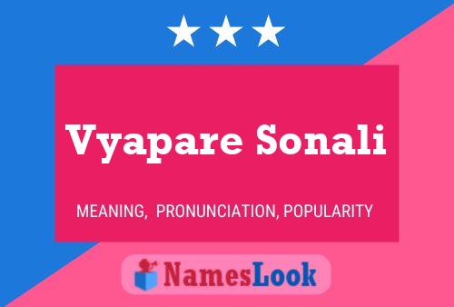 ملصق اسم Vyapare Sonali