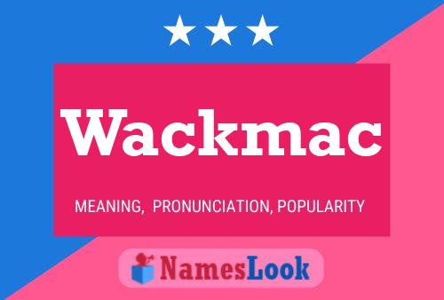 ملصق اسم Wackmac