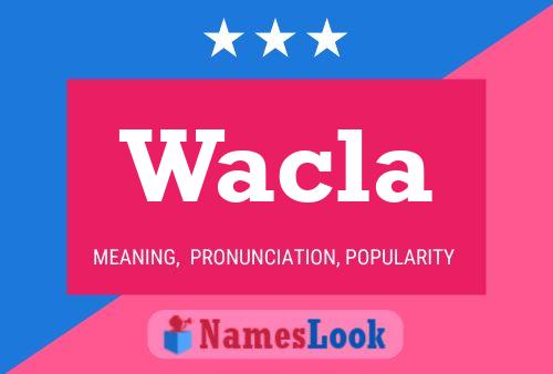 ملصق اسم Wacla