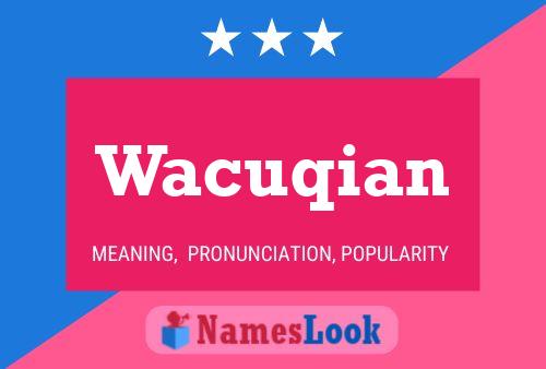 ملصق اسم Wacuqian