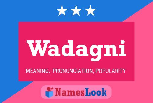 ملصق اسم Wadagni