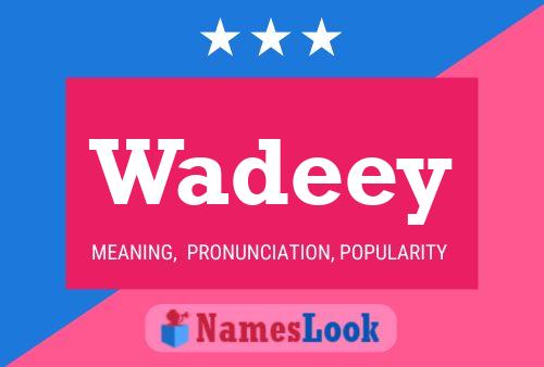 ملصق اسم Wadeey