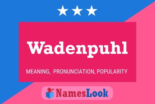 ملصق اسم Wadenpuhl