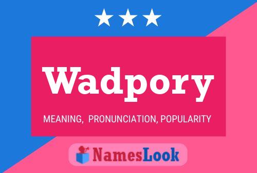 ملصق اسم Wadpory