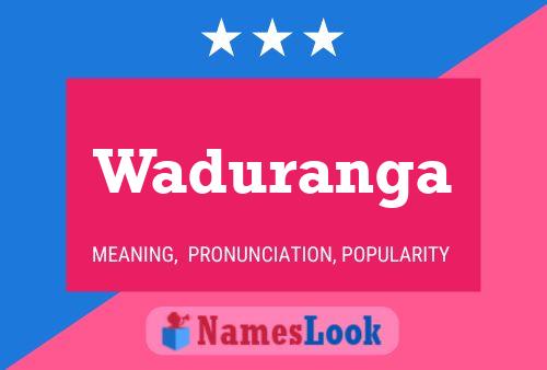 ملصق اسم Waduranga