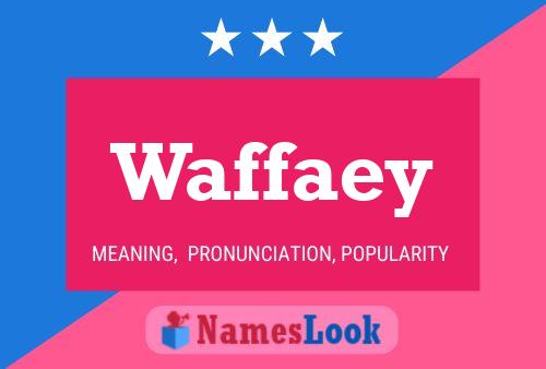 ملصق اسم Waffaey