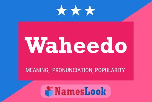 ملصق اسم Waheedo