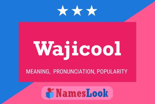 ملصق اسم Wajicool