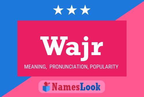 ملصق اسم Wajr