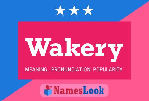 ملصق اسم Wakery