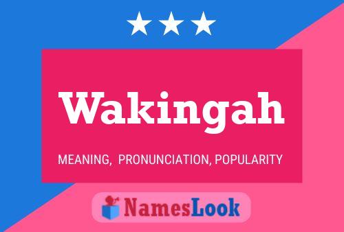 ملصق اسم Wakingah