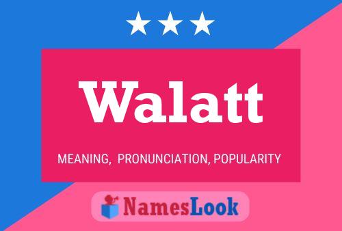 ملصق اسم Walatt