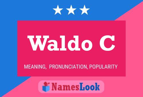 ملصق اسم Waldo C